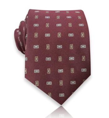 Premium bordo žakard svilena kravata