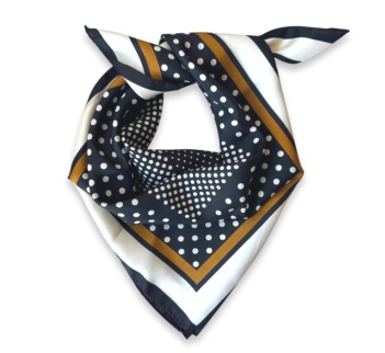 premium svilena marama 60x60 točkice